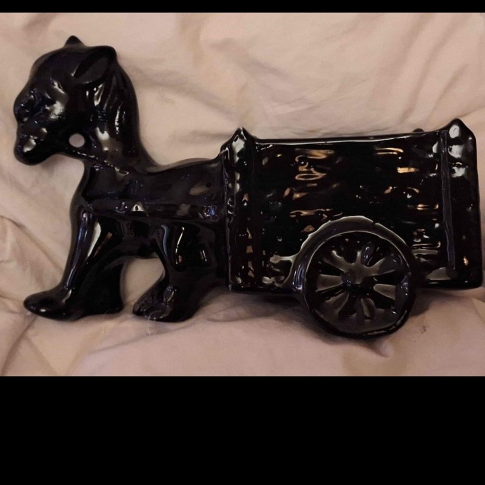 Vintage Horse Planter